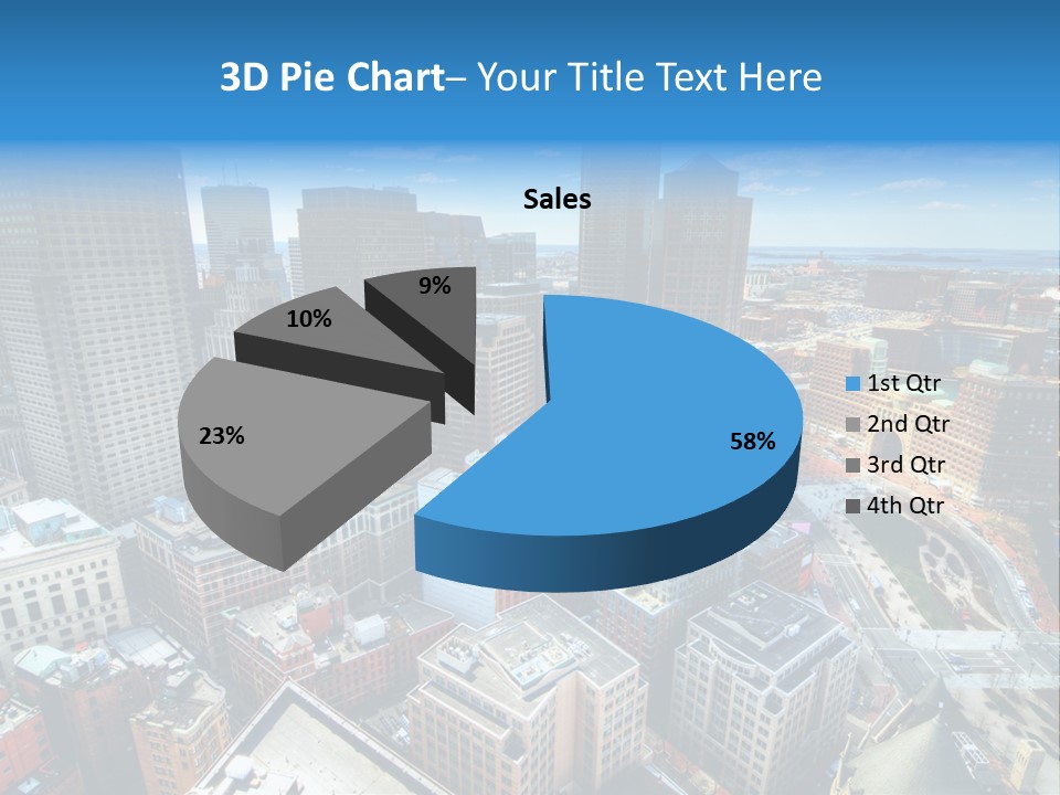 Cityscape City Boston PowerPoint Template
