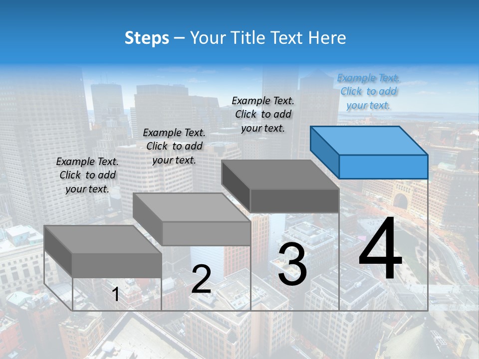 Cityscape City Boston PowerPoint Template