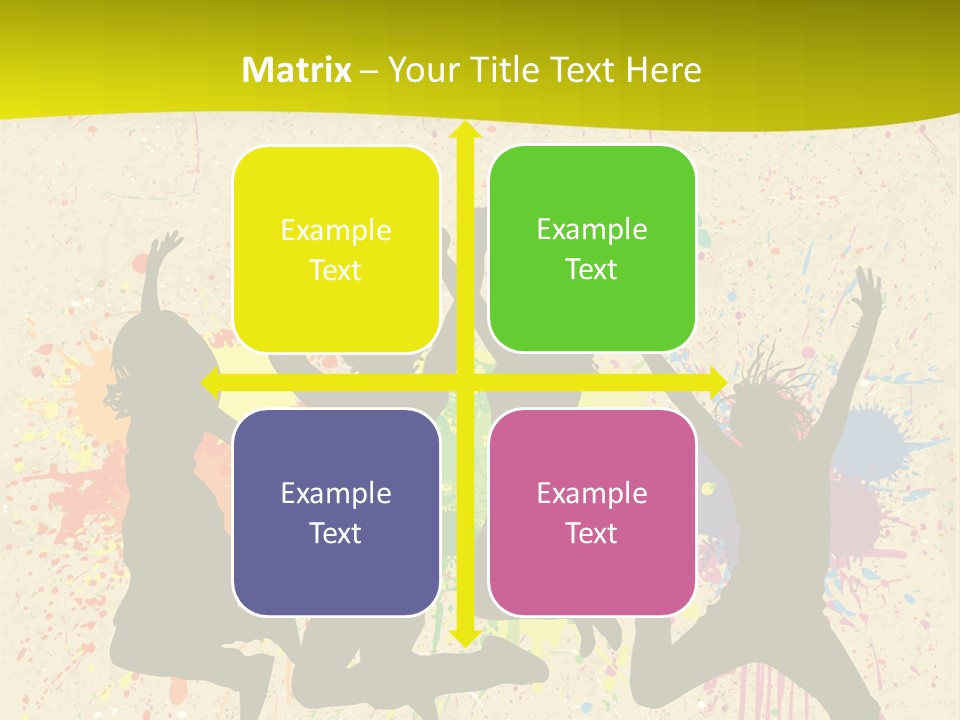 Paint Graphics Happiness PowerPoint Template