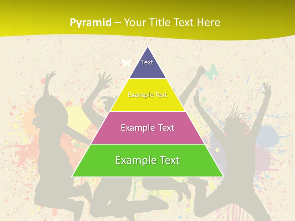 Paint Graphics Happiness PowerPoint Template