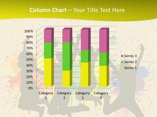 Paint Graphics Happiness PowerPoint Template