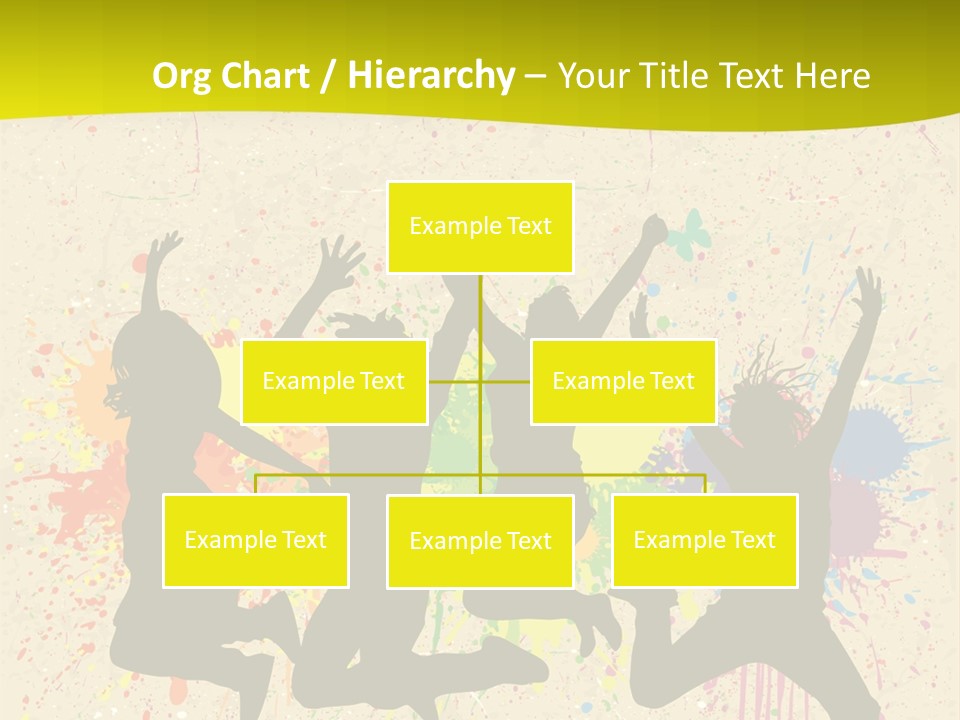 Paint Graphics Happiness PowerPoint Template