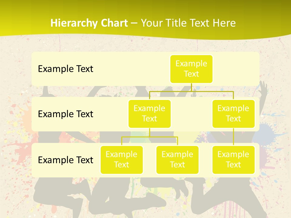 Paint Graphics Happiness PowerPoint Template