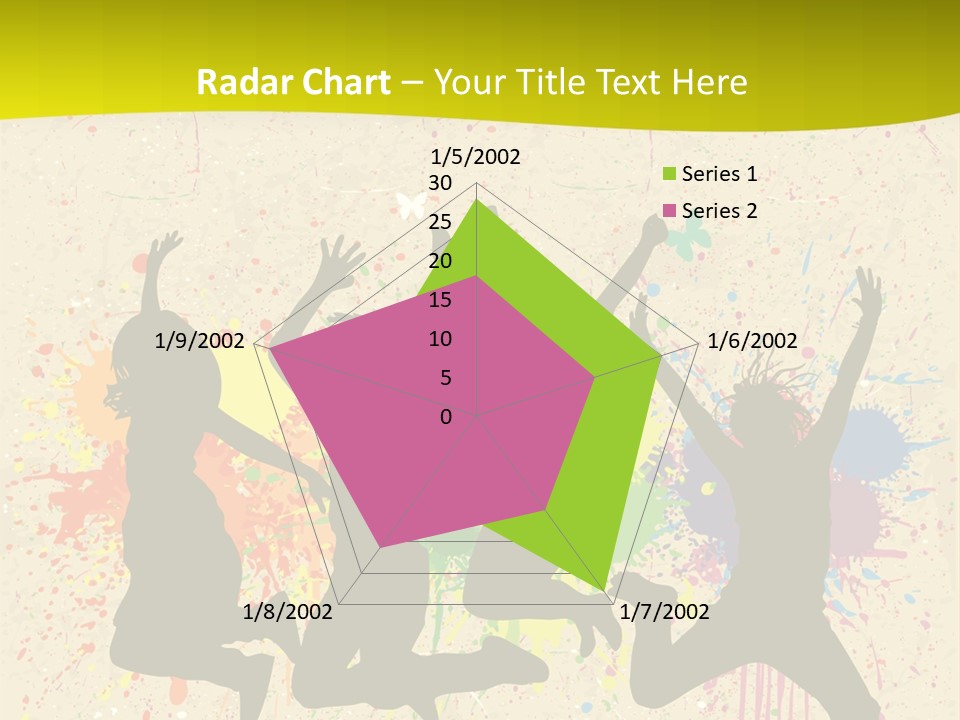 Paint Graphics Happiness PowerPoint Template