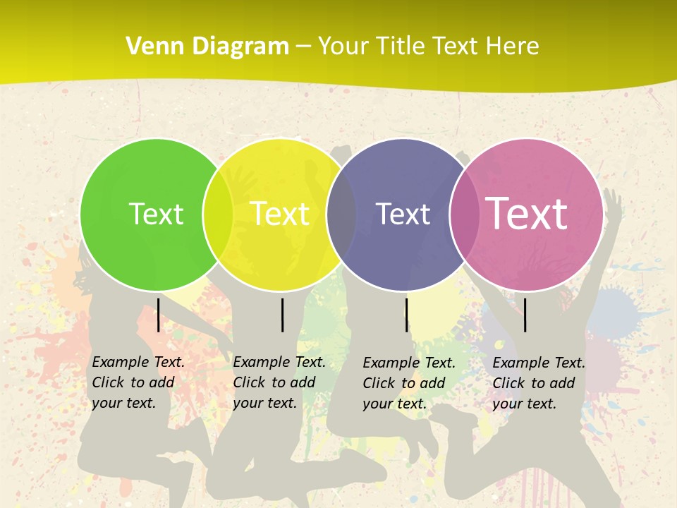 Paint Graphics Happiness PowerPoint Template