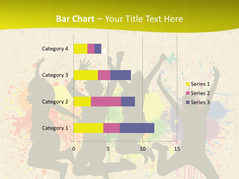 Paint Graphics Happiness PowerPoint Template