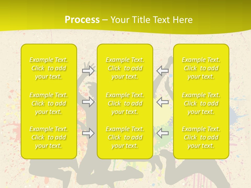 Paint Graphics Happiness PowerPoint Template