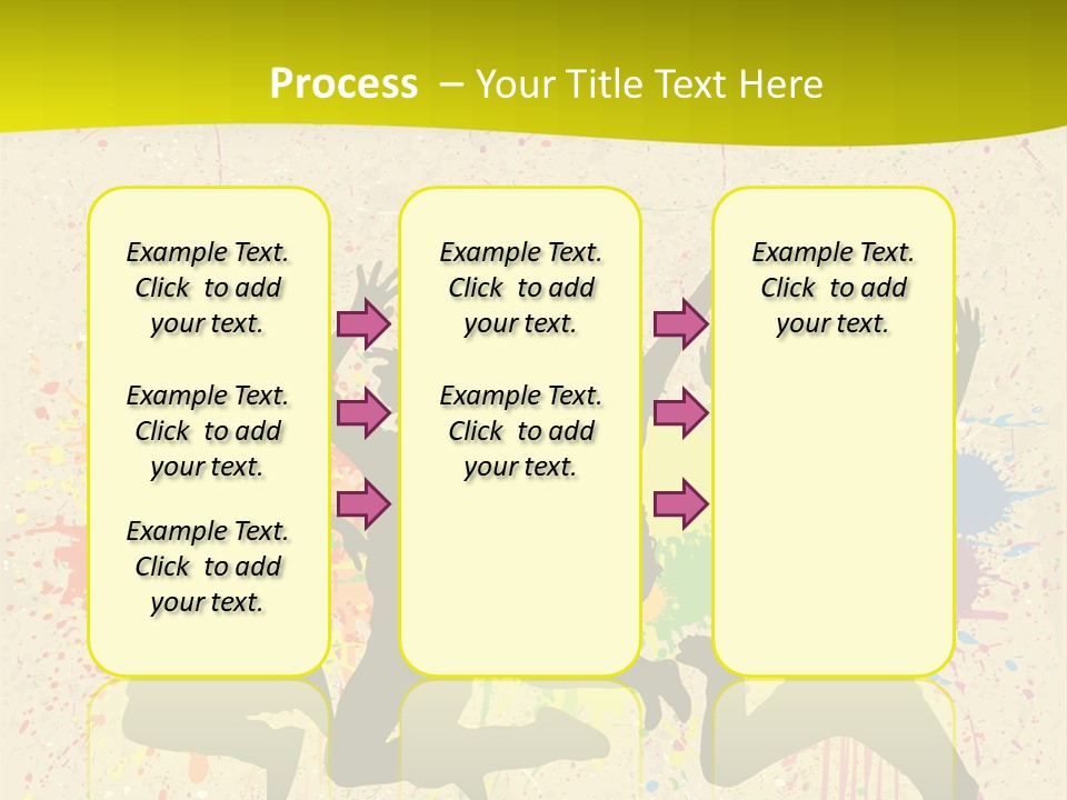 Paint Graphics Happiness PowerPoint Template