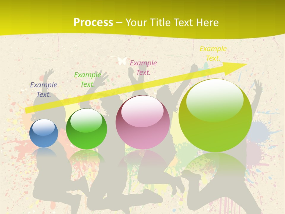 Paint Graphics Happiness PowerPoint Template