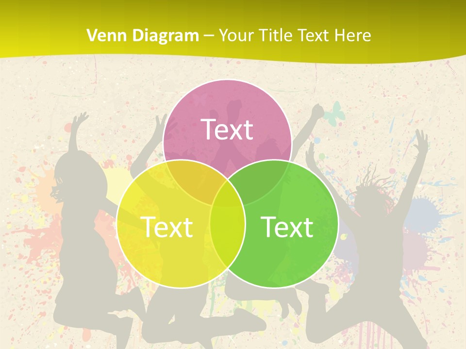 Paint Graphics Happiness PowerPoint Template