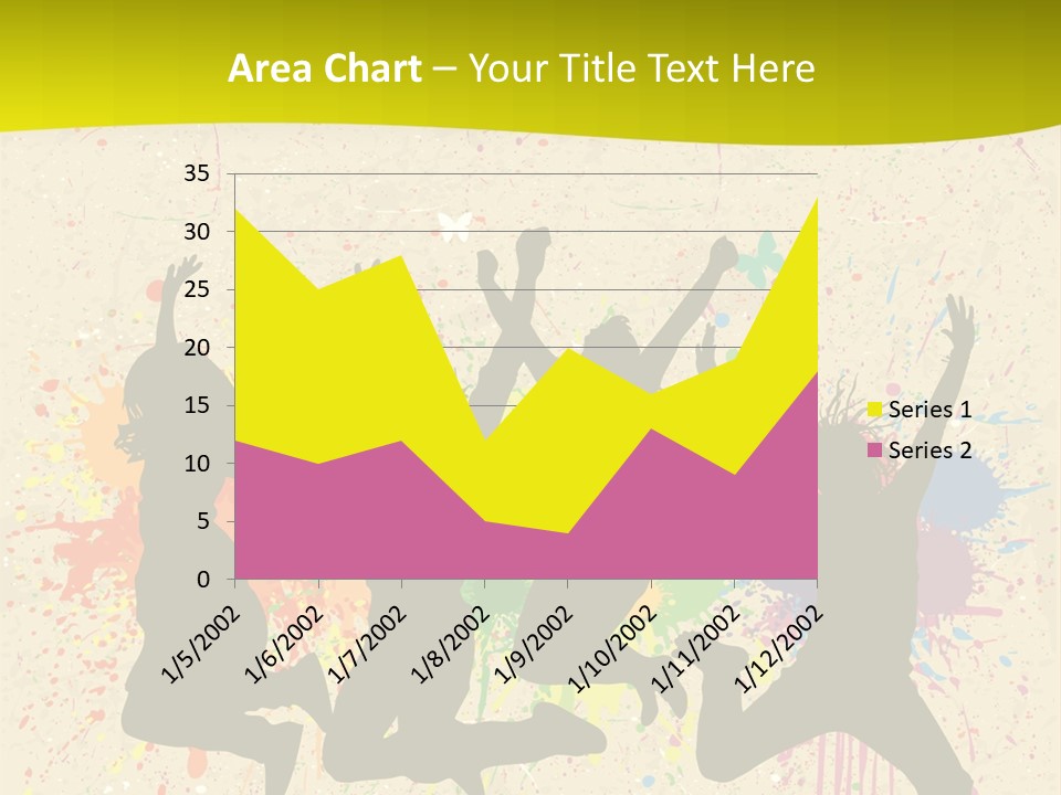 Paint Graphics Happiness PowerPoint Template