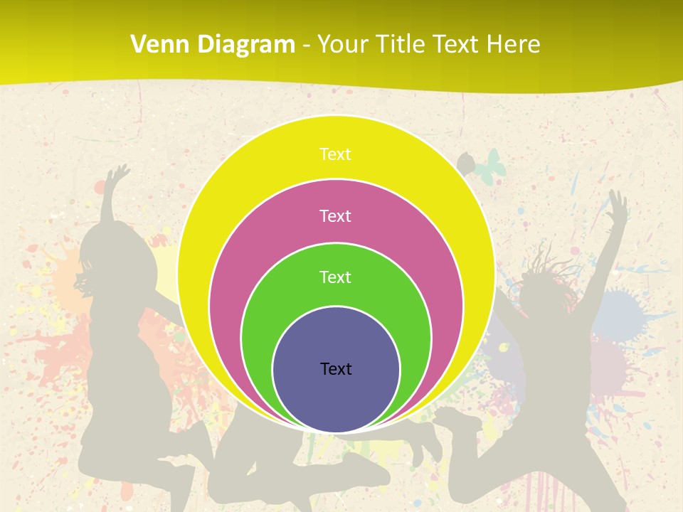 Paint Graphics Happiness PowerPoint Template