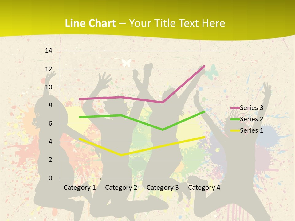 Paint Graphics Happiness PowerPoint Template