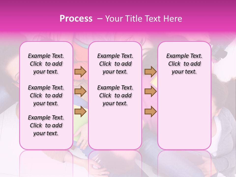 Woman Happiness Teens PowerPoint Template