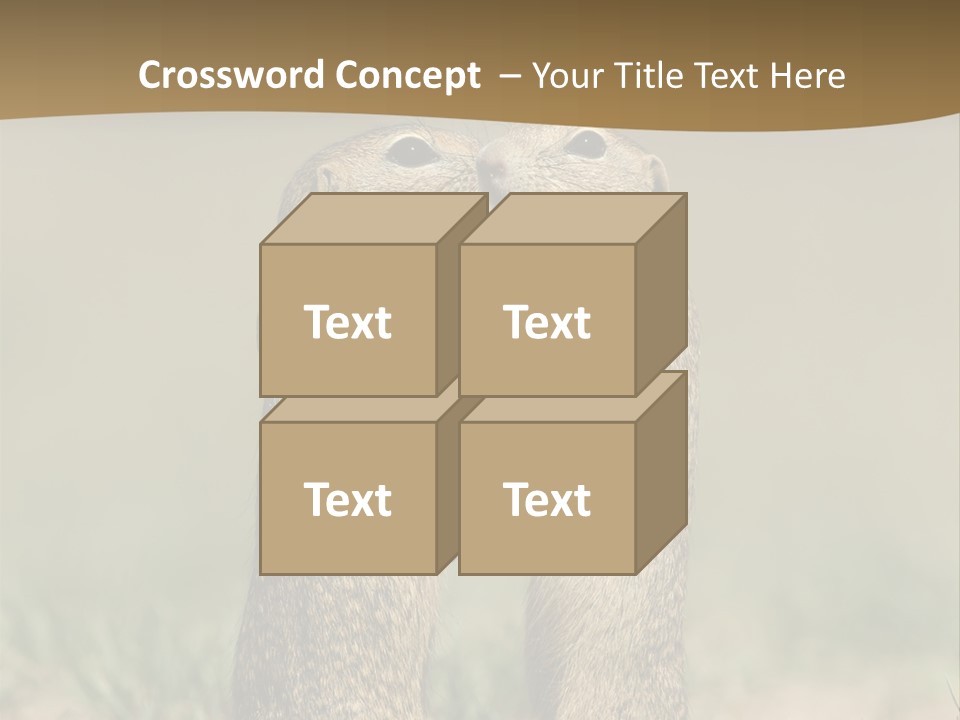 Stand Rodent Sweet PowerPoint Template