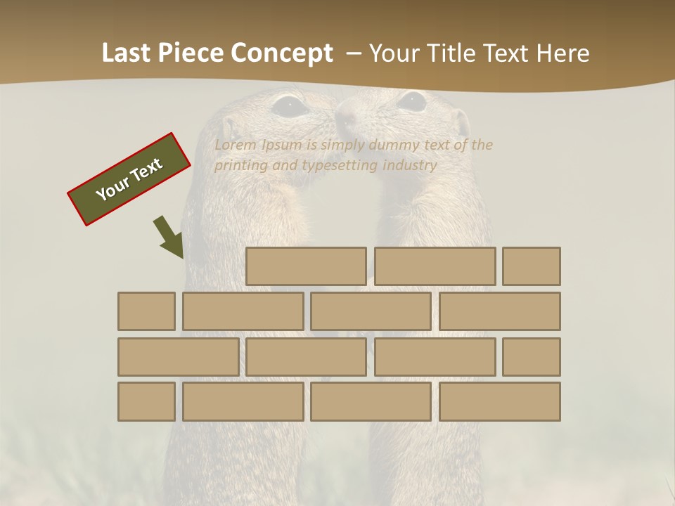 Stand Rodent Sweet PowerPoint Template