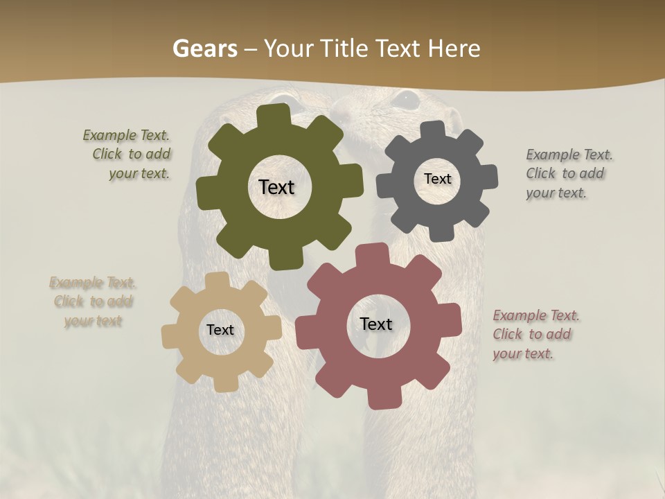 Stand Rodent Sweet PowerPoint Template