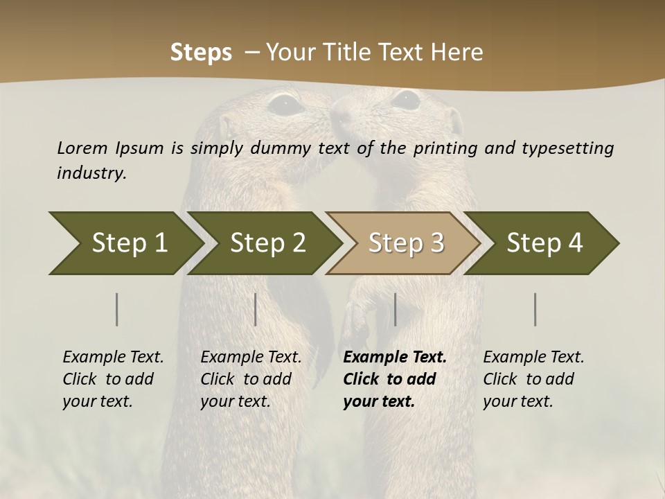 Stand Rodent Sweet PowerPoint Template