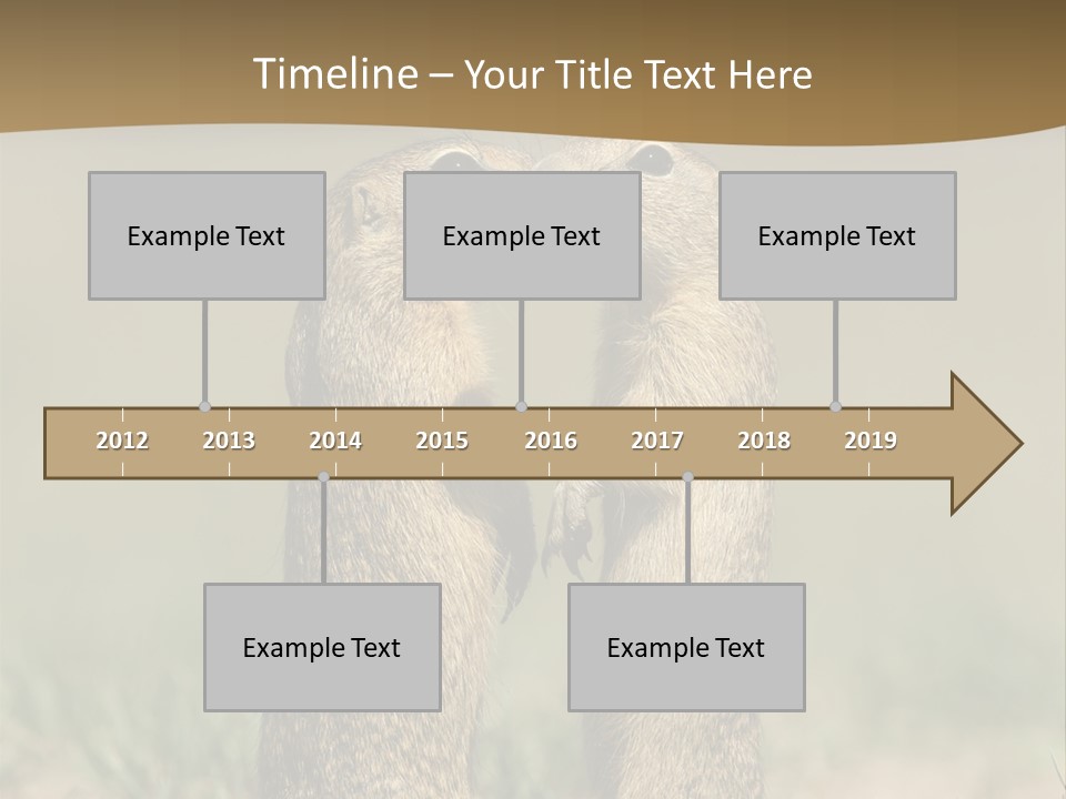 Stand Rodent Sweet PowerPoint Template