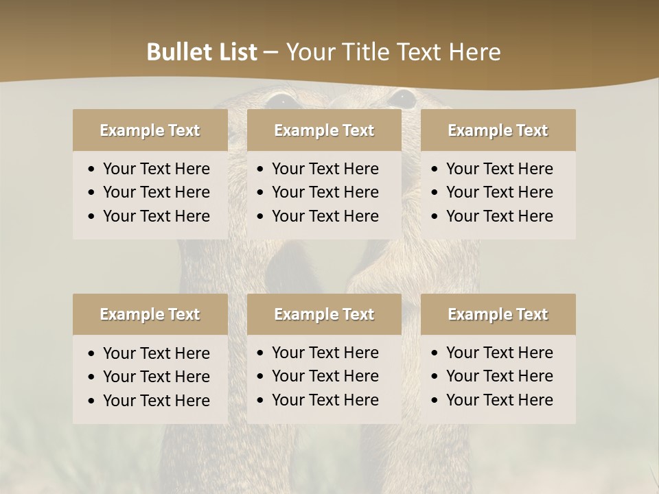 Stand Rodent Sweet PowerPoint Template