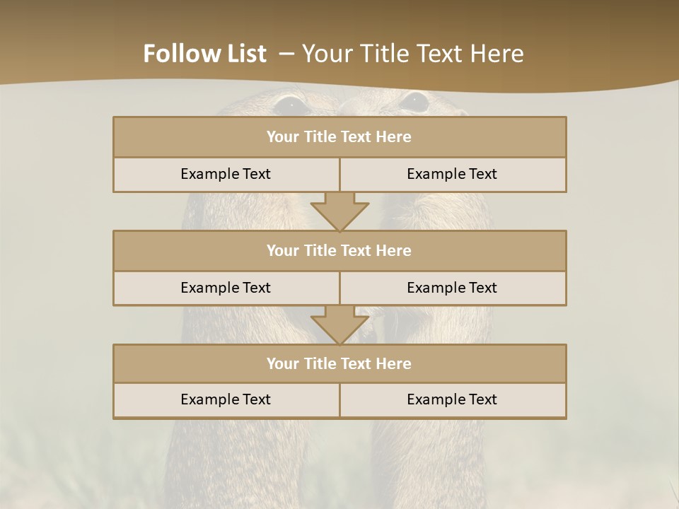 Stand Rodent Sweet PowerPoint Template