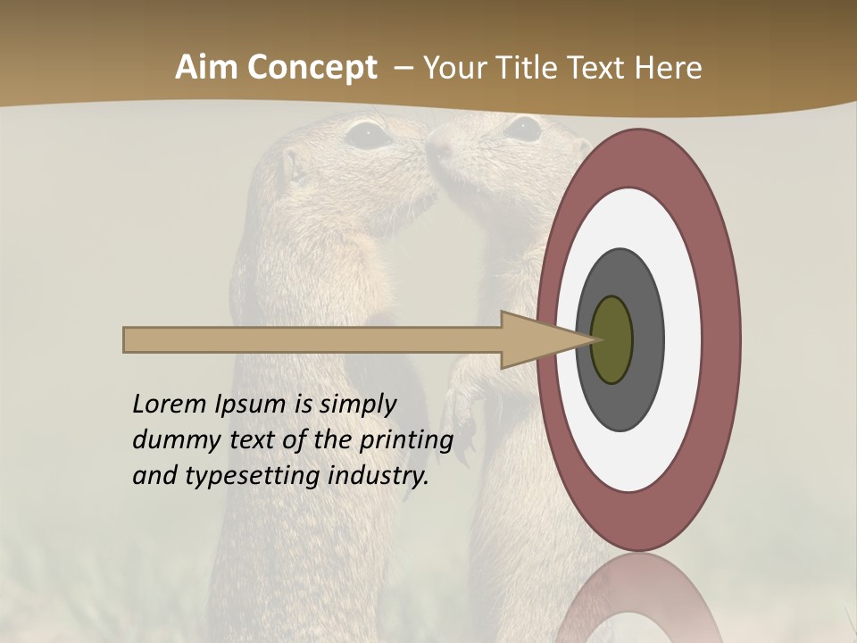 Stand Rodent Sweet PowerPoint Template