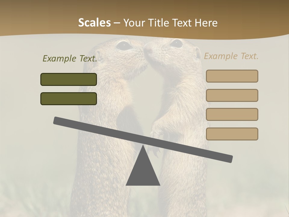Stand Rodent Sweet PowerPoint Template