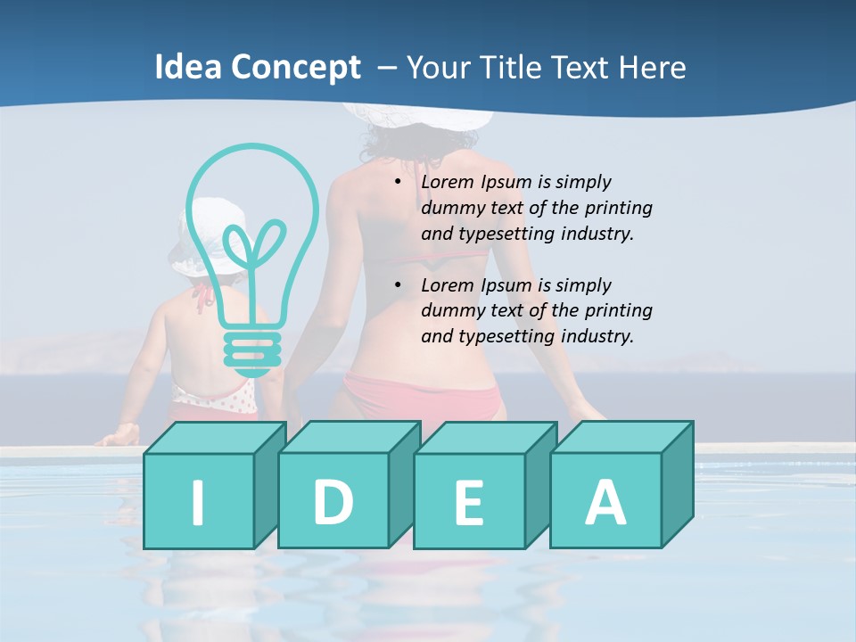 Little Togetherness Mother PowerPoint Template