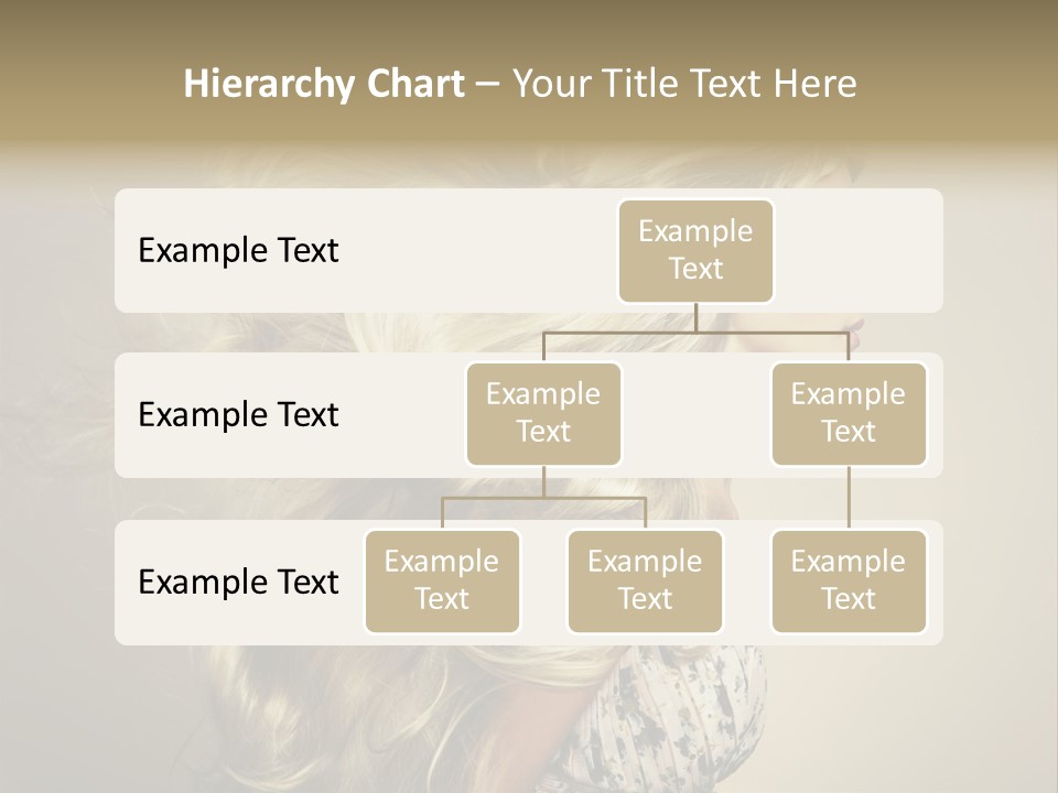 A Woman With Long Blonde Hair Is Shown In This Powerpoint Presentation PowerPoint Template