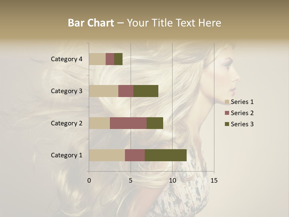 A Woman With Long Blonde Hair Is Shown In This Powerpoint Presentation PowerPoint Template