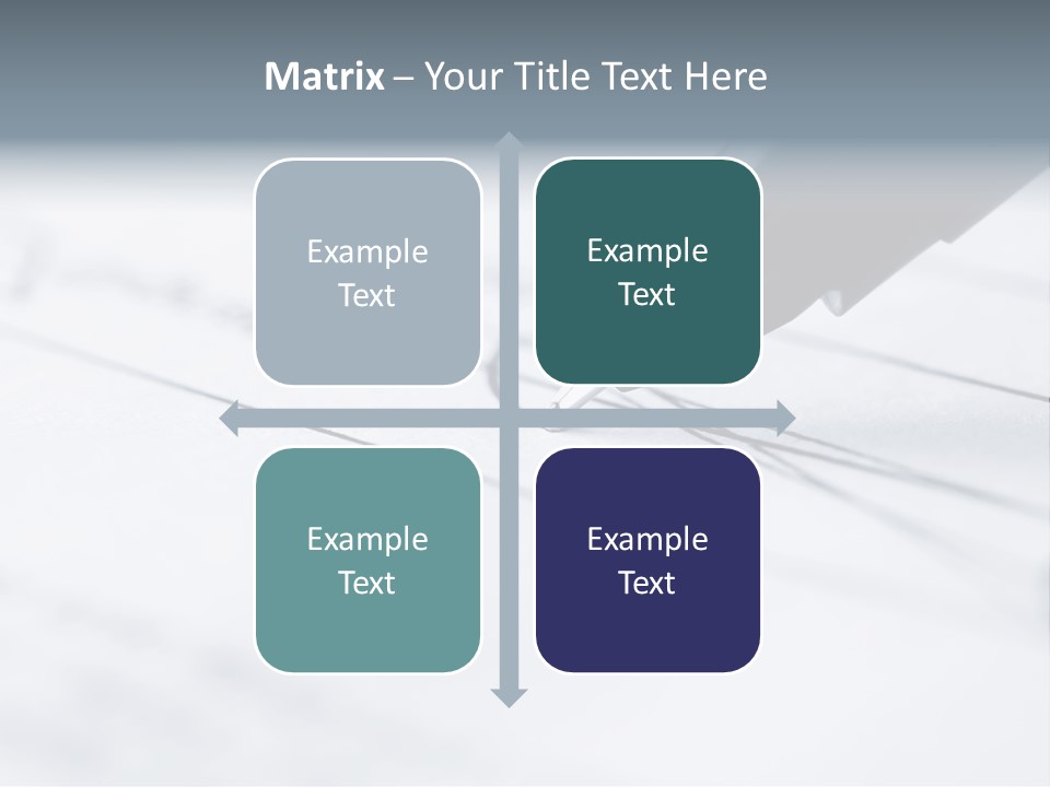 Agreement Abstract Financial PowerPoint Template