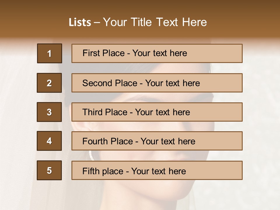 Glamour Girl Pretty PowerPoint Template