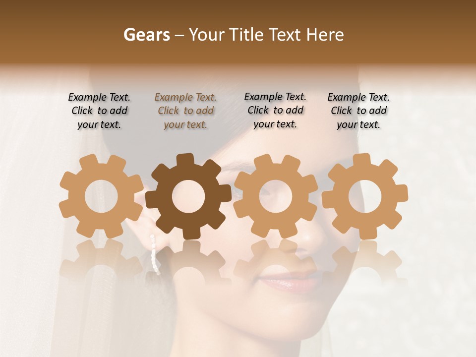 Glamour Girl Pretty PowerPoint Template