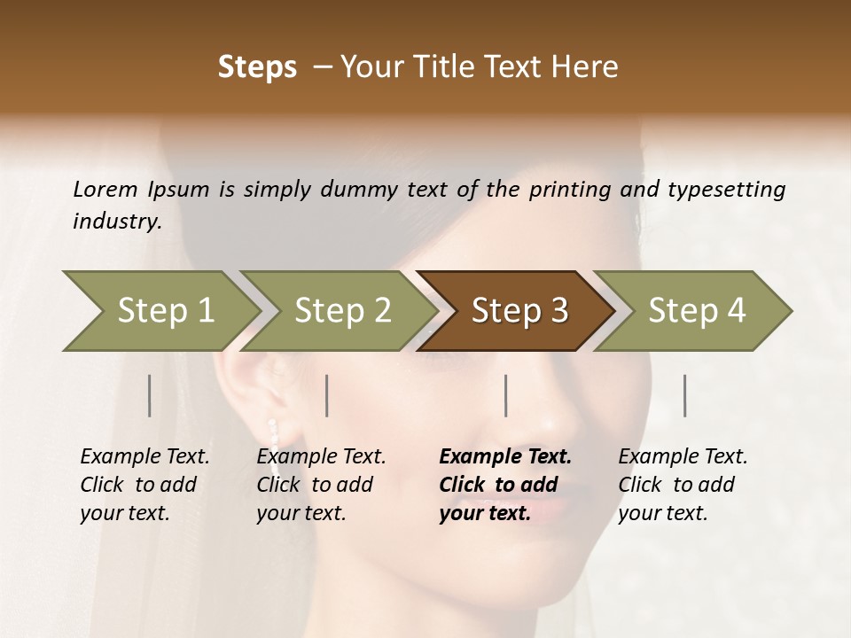 Glamour Girl Pretty PowerPoint Template