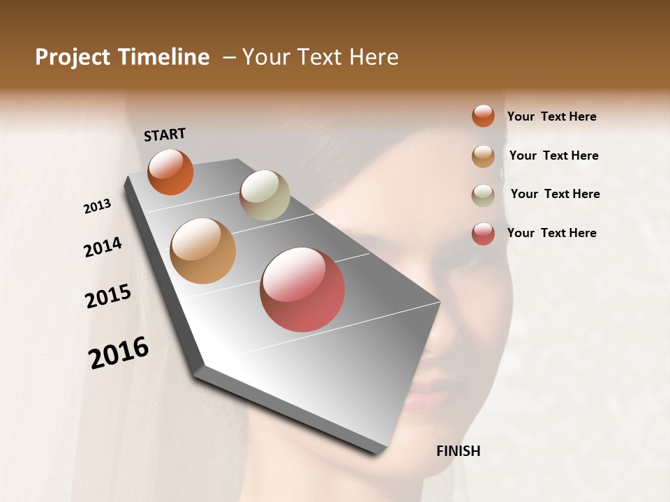 Glamour Girl Pretty PowerPoint Template