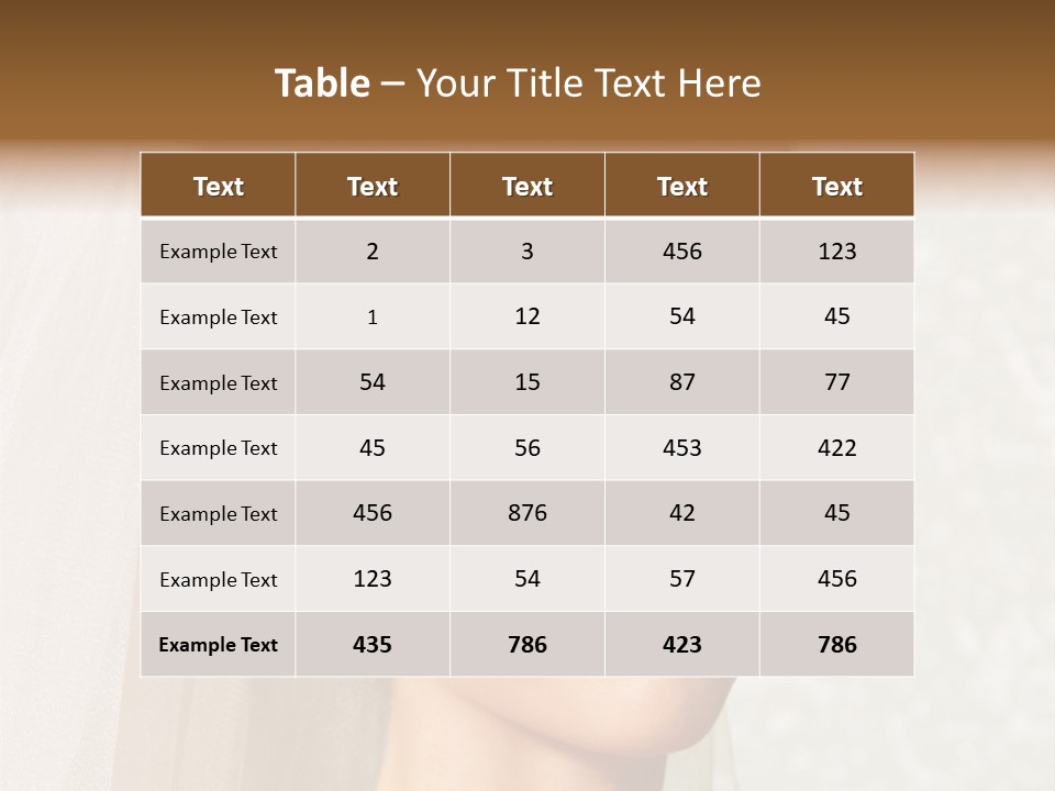 Glamour Girl Pretty PowerPoint Template