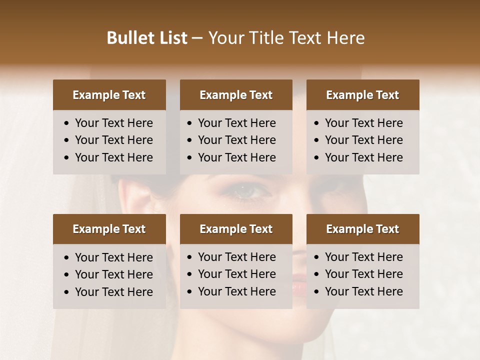 Glamour Girl Pretty PowerPoint Template