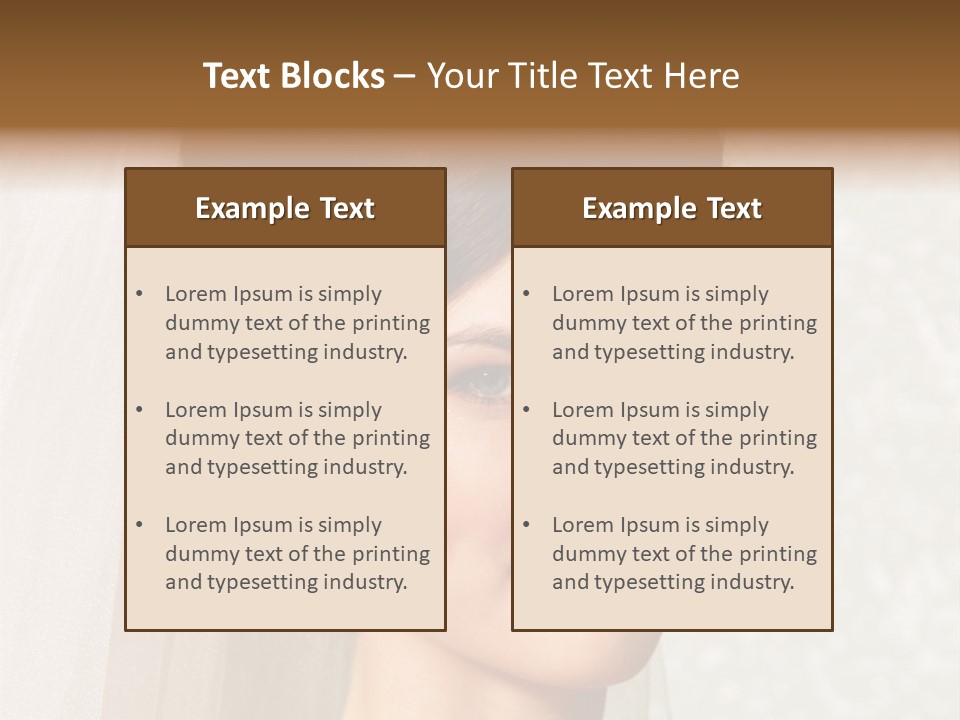 Glamour Girl Pretty PowerPoint Template