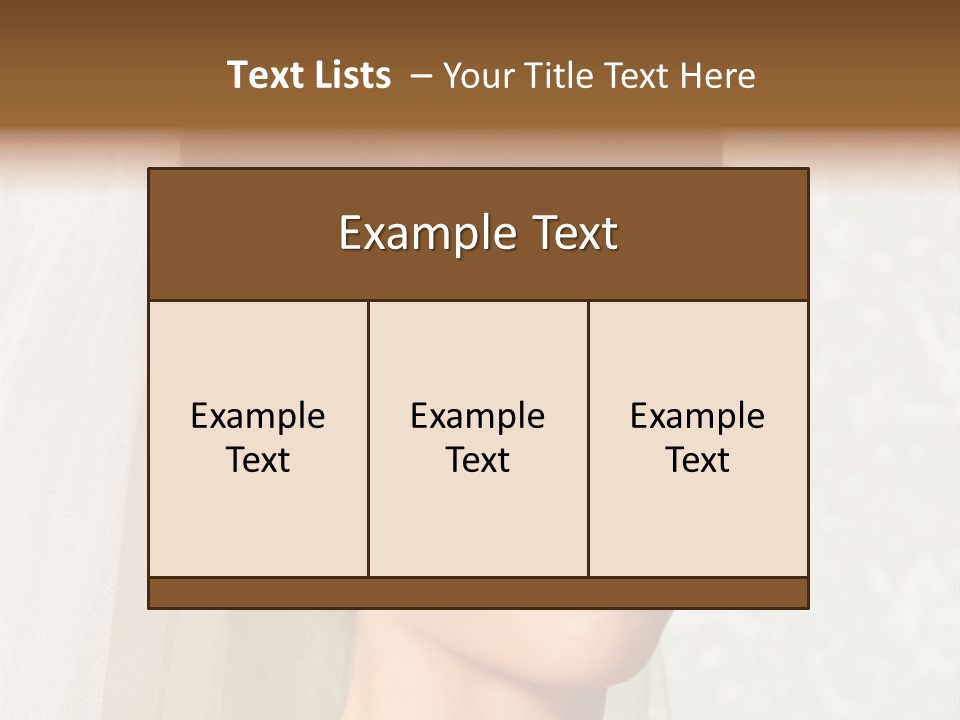 Glamour Girl Pretty PowerPoint Template