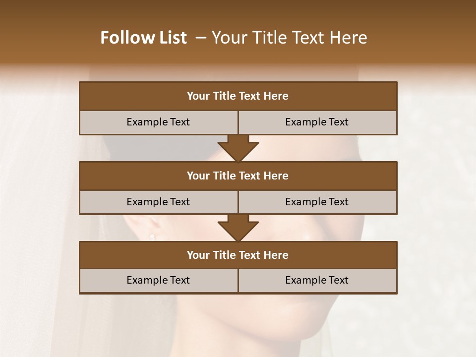 Glamour Girl Pretty PowerPoint Template