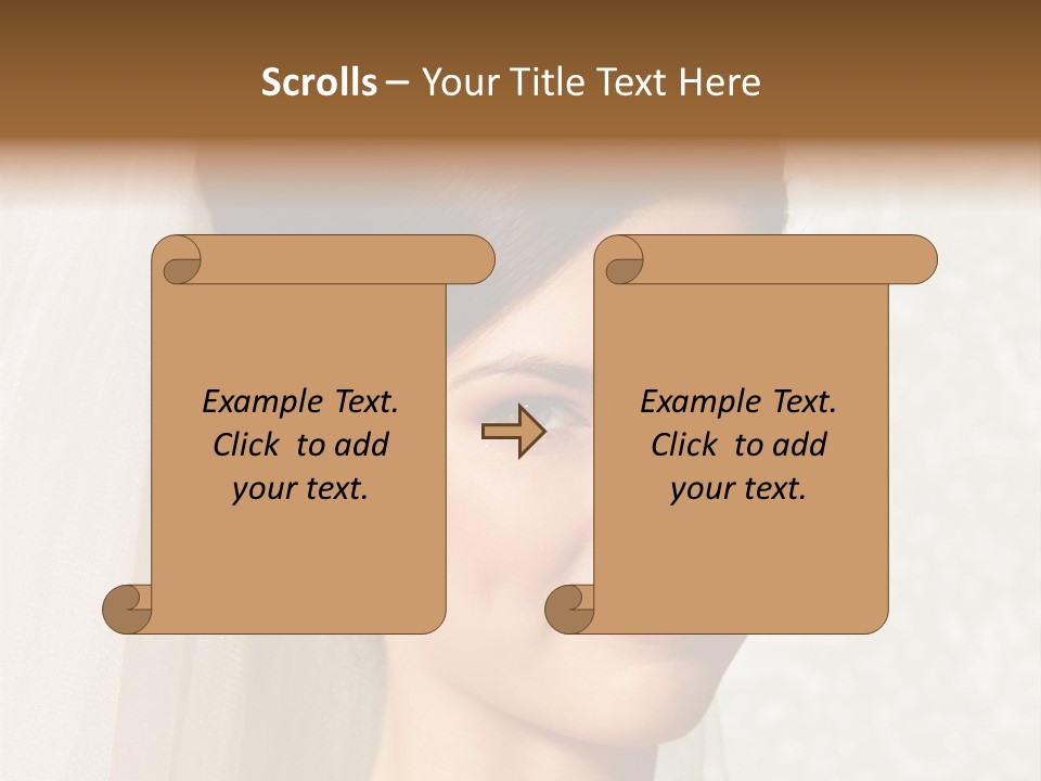 Glamour Girl Pretty PowerPoint Template
