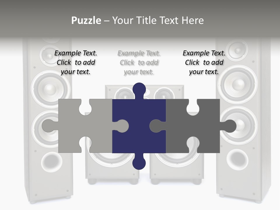 Equipment System Acoustic PowerPoint Template