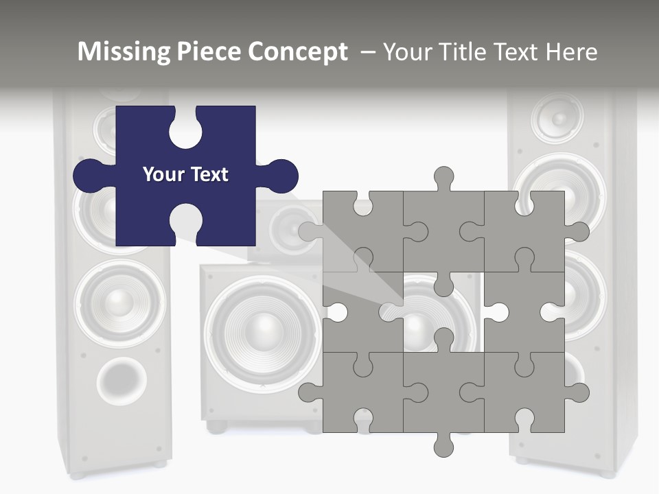 Equipment System Acoustic PowerPoint Template