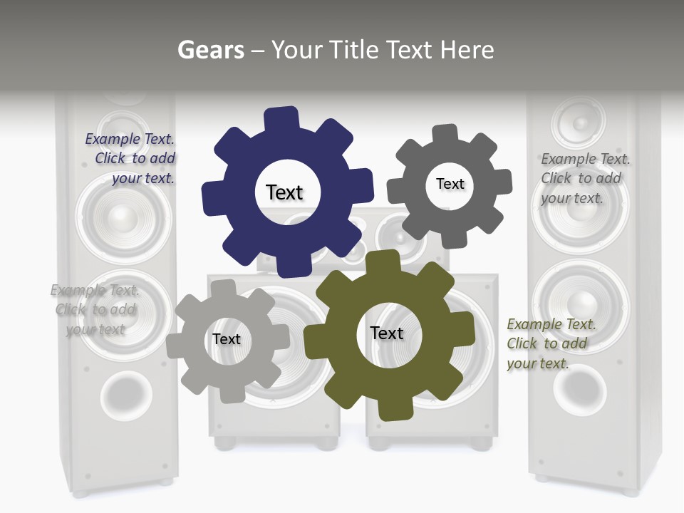 Equipment System Acoustic PowerPoint Template