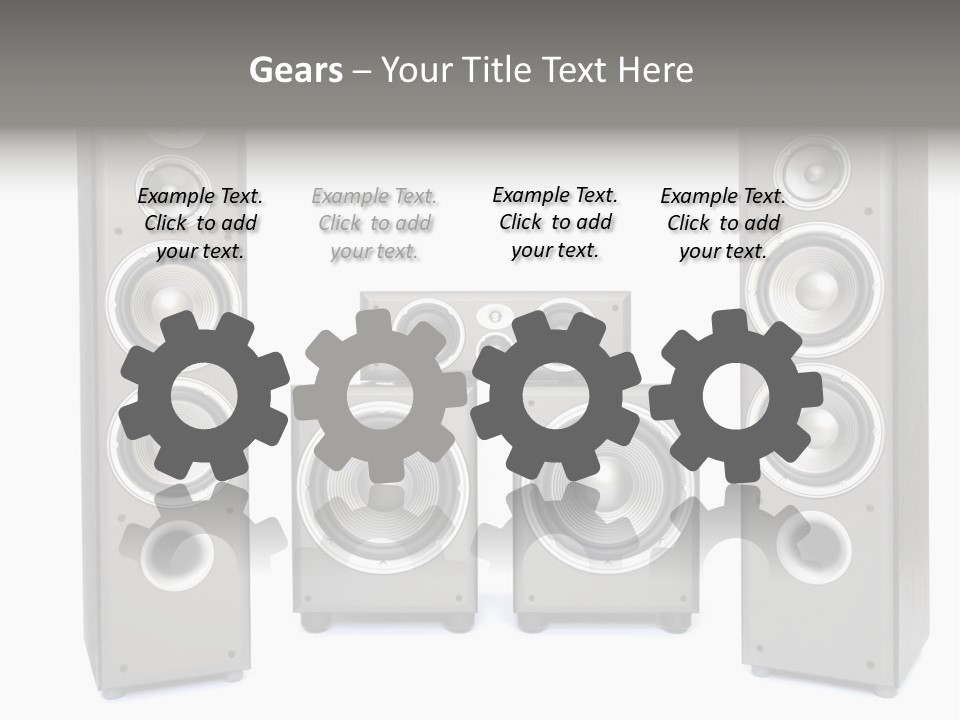 Equipment System Acoustic PowerPoint Template