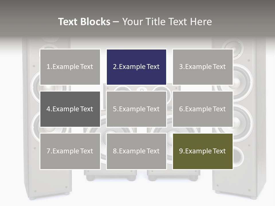 Equipment System Acoustic PowerPoint Template