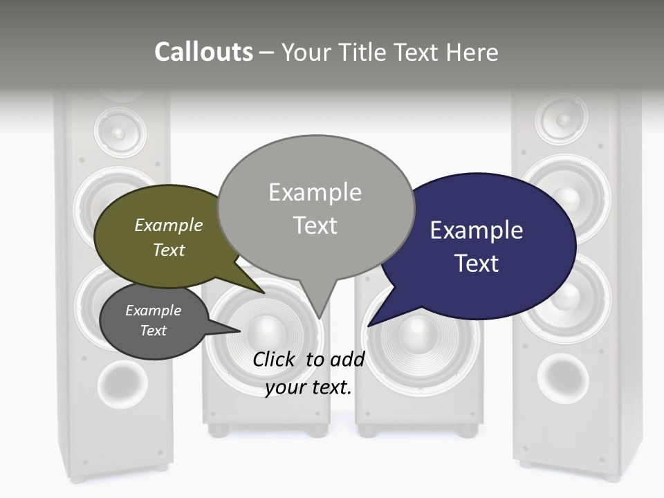 Equipment System Acoustic PowerPoint Template