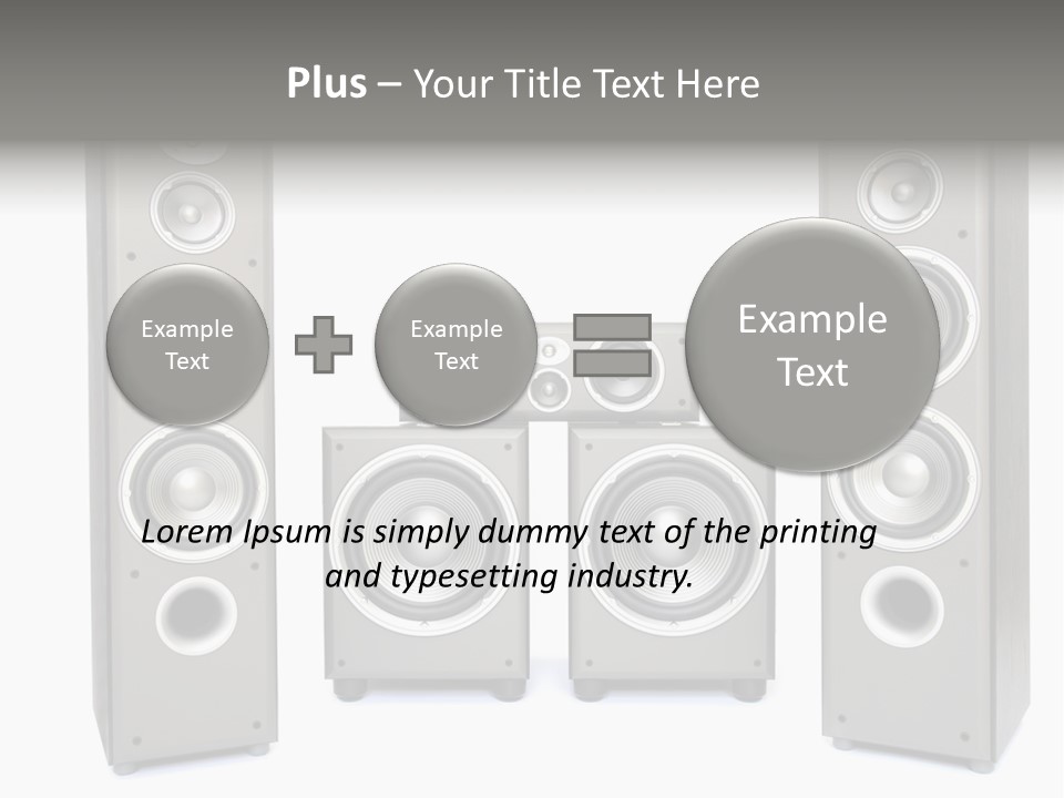 Equipment System Acoustic PowerPoint Template