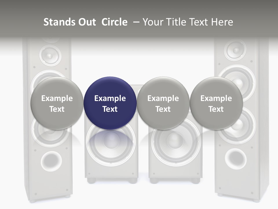 Equipment System Acoustic PowerPoint Template