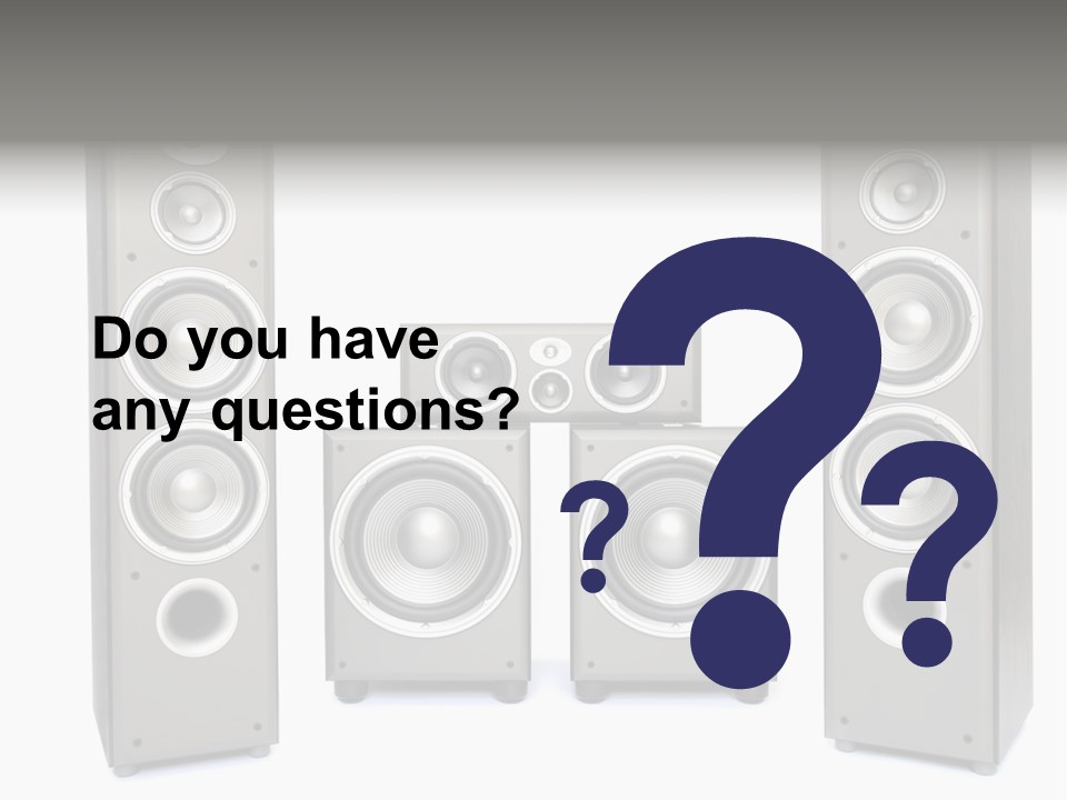 Equipment System Acoustic PowerPoint Template